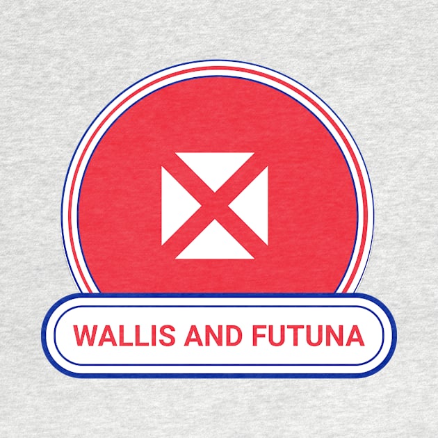 Wallis and Futuna Country Badge - Wallis and Futuna Flag by Yesteeyear